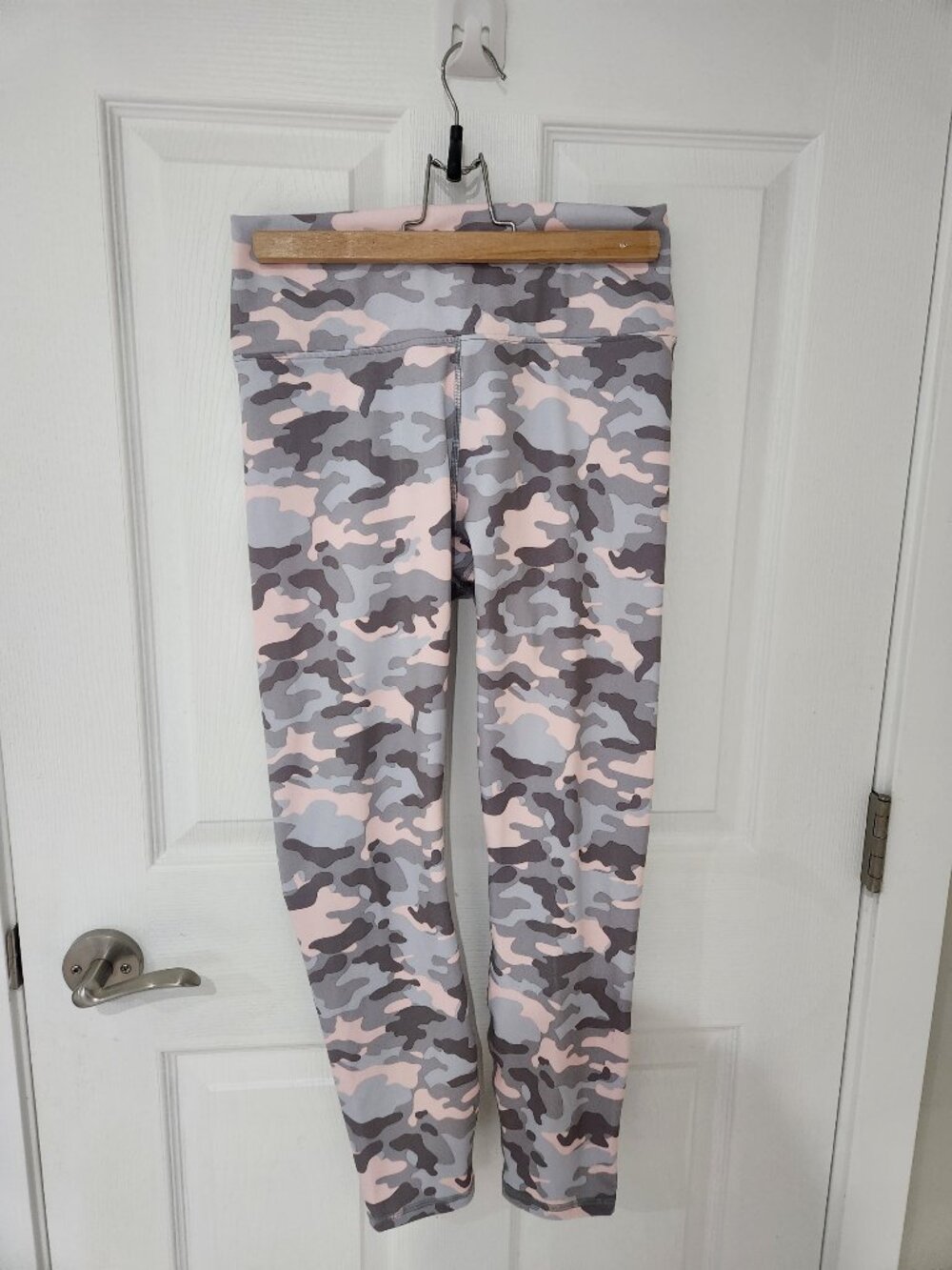 Pink Camo Fabletics Leggings - Medium